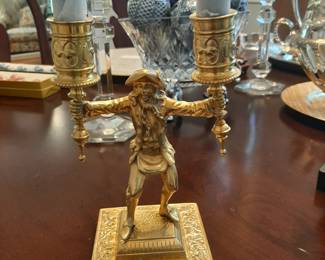 I love this candlestick...Kind of 'piratey'