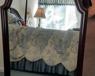 Large. Wood Frame Mirror