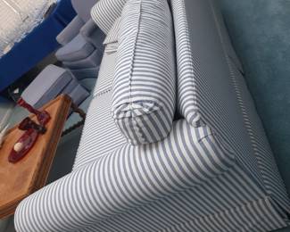 This high end sofa is luxury all the way.  It is comfortable, rich in color.    This is from Feige's as well.