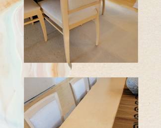 8 chairs (table not for sale)