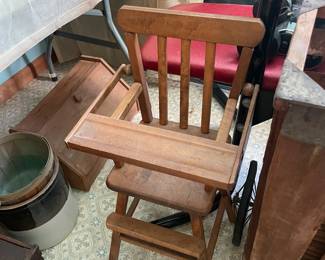 Doll high chair $10