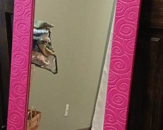 Pink Full Length Mirror 