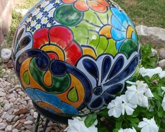Talavera Gazing Ball