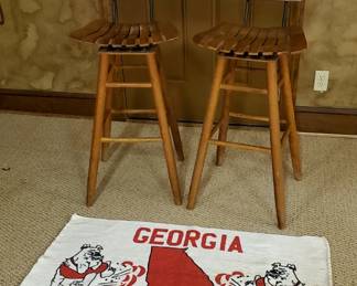 Pair of Arthur Umanoff style Stools