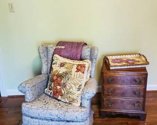 Swivel Rocker and American of Martinsville 3 drawer chest