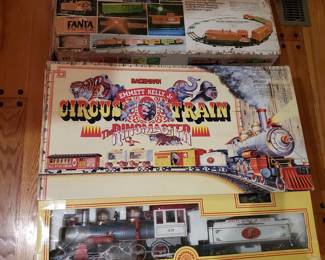 Coca Cola Lionel Train & Bachman Circus Train Sets