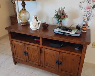 Shaker style small entertainment center
