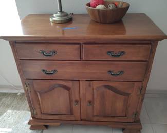 Very nice wood side table