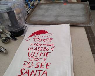 Fun Christmas kitchen towel