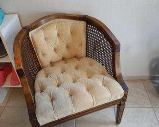 Vintage French provincial style side chair