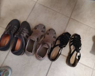 Shoes, name brands, most size 9
