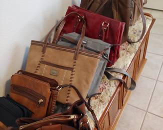 Beautiful leather purses