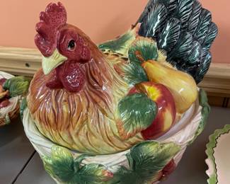 Rare Fitz Floyd cookie jar