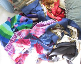 silk scarves one Chanel Paris