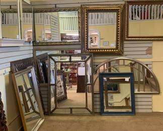 Good selection of mirrors & framed artwork 