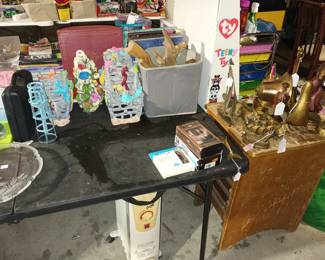 Drift wood, fishtank items, brass