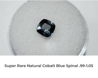 Rare Natural Cobalt Blue Spinal