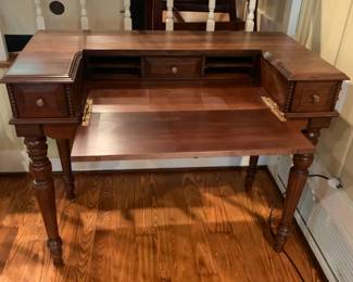 #15	Antique Ladies Writing Desk w/flip-down Top w/3 drawers & 2 letters cubbies - 40x20x32	 $400.00 			
