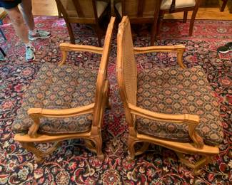 #27	French Provincial Chair w/cane Back Seat	 $125.00 			
#28	French Provincial Chair w/cane Back Seat  (as is Glue Spot)	 $100.00 			
