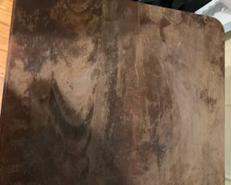 #39	Wood lecturn (as is top)  w/claw feet- 14sqx37T	 $75.00 			
