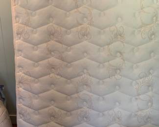 #63	Serta Pillow Top Full Mattress w/old spring type Boxsprings	 $75.00 			
