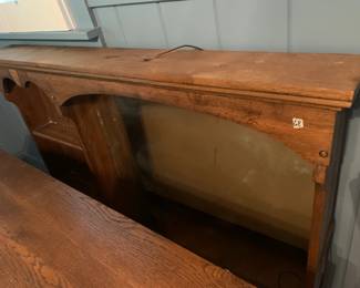 #68	9 Drawer Dresser w/Hutch w/cubbies  (drawers as is)  64x18x30  Mirror  57x42	 $75.00 			
