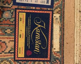 #71	Machine Made Rug (as is) Karastan - 8'8" x 12'  - Blue Coral	 $100.00 			
