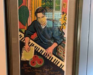 #73	35th Aniversity Jazz Fest Post of Harry Belafonte by Paul Rayman 29/300	 $300.00 			
