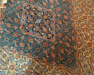 #71	Machine Made Rug (as is) Karastan - 8'8" x 12'  - Blue Coral	 $100.00 			
