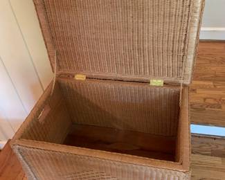 #74	Tan Wicker Chest - 32x21x22	 $100.00 			
