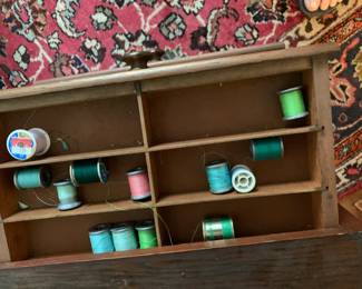 #89	9 DrawerWood Spool Cabinet - 15.5x15x18.5	 $75.00 			
