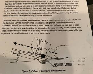 #108	Hometrac Neck Traction Machine in Case w/instructions and video	 $100.00 			
