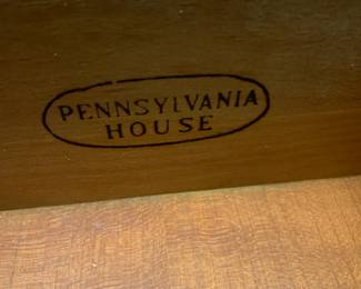 #125	Pennsylvania house China Cabinet - 2 pc (AS IS FINISH ALL OVER) w/4 drawers, 4 wood Doors & 2 Glass Doors - 66x20x36-77 - You Move	 $125.00 			
