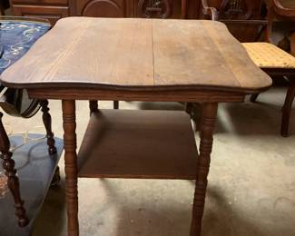 #133	Radio Table - 24sq x 28 (as is)	 $40.00 			
