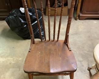 #137	Odd Dining Chair w/carved Back	 $20.00 			
