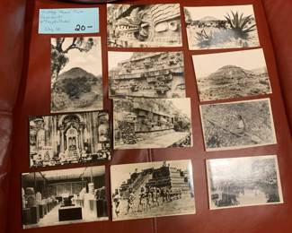 #138	Vtg. Mexican Photo Postcards - set of 12	 $20.00 			
