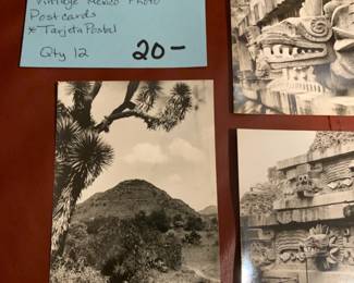 #138	Vtg. Mexican Photo Postcards - set of 12	 $20.00 			
