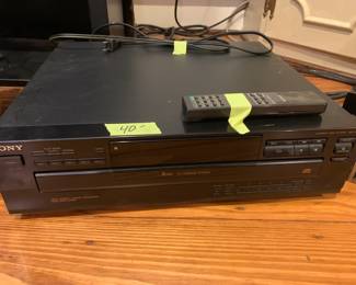 #140	Sony 5 Disc Changer CDP-C45	 $45.00 			
