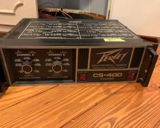 #142	Peavey CC-400 Stero Power Amp	 $80.00 			
