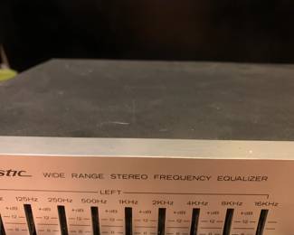 #143	Realistic  - Wide Range Stero Equalizer	 $75.00 			
