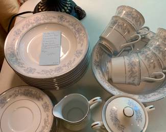 #162	Mikasa "Dresdan Rose" 41pc set 	 $85.00 			
