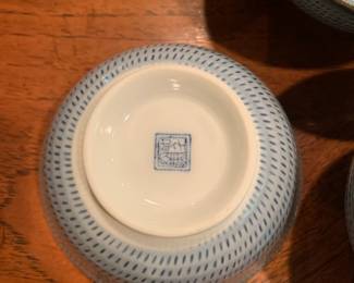 #166	Hijiri Gama Vintage Japanese Bowl set 3 pc	 $30.00 			
