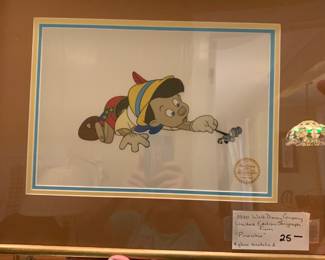 #167	1940 Walt Disney Limited ed Serigrah from "Pinocchio	 $25.00 			
