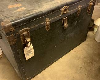 #171	JA Smith trunk on wheel 40x23x26	 $40.00 			
