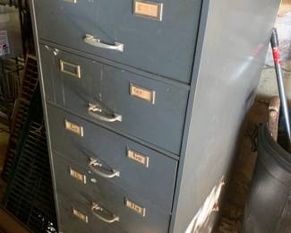 #176	Metal Cabinet 6 Drawer 21x29x52	 $50.00 			
