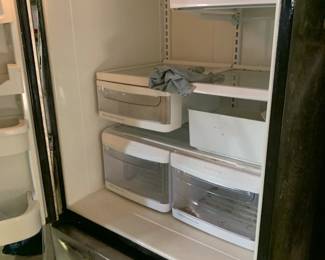#185	KitichenAid freezer on bottom refrigerator 22 Cu	 $200.00 			
