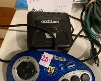#204	Vintage Sega Genesis 16 bit power radica 2003	 $20.00 			
