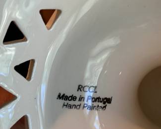 #224	Portugal fruit bowl on pedistal 12x8	 $30.00 			
