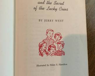#225	set 13 Jerry  West  Happy Hollisters kids books  from 1953	 $20.00 			
