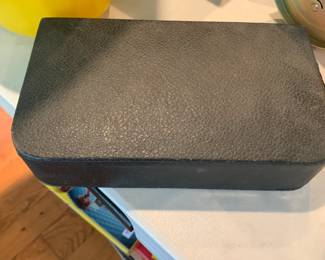 #226	8 piece manicur set with black and silver handles in a black case 	 $23.00 			
